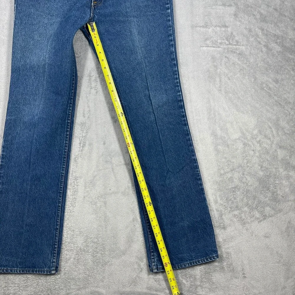 Vintage Levis 517 Bootcut Jeans Mens 31x33 Blue Vintage Made in USA Denim